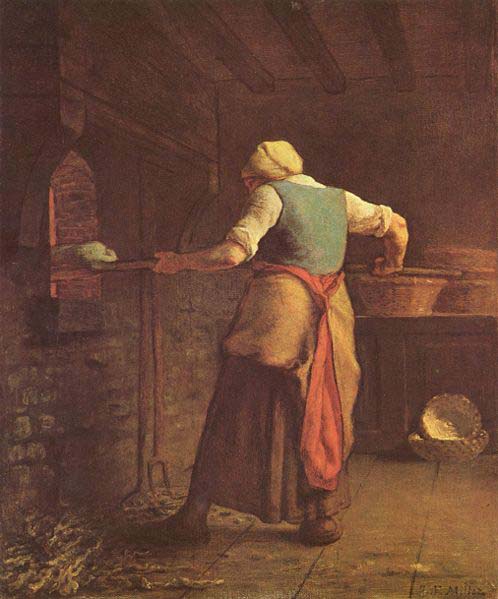 Woman Baking Bread